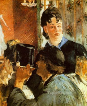  Manet Oil Painting - The Waitress Realism Impressionism Edouard Manet
